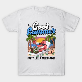 Cool Cartoon Summer Watermelon T-Shirt